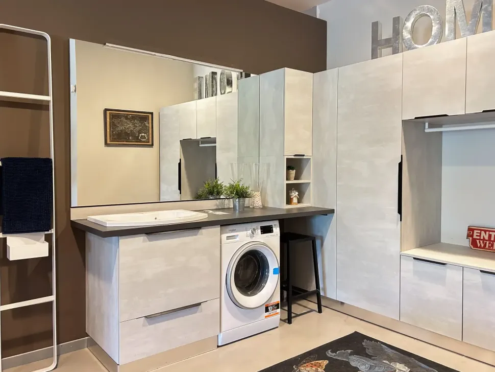Mobile bagno Compab Lavanderia con lavabo IN OFFERTA OUTLET