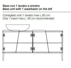 Mobile bagno Devina nais Zero 160bagno devina nais in OFFERTA OUTLET