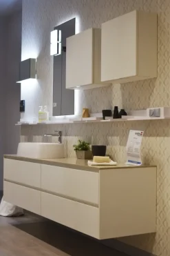 Mobile bagno in altro modello Rivo di Scavolini bathrooms a prezzo Outlet