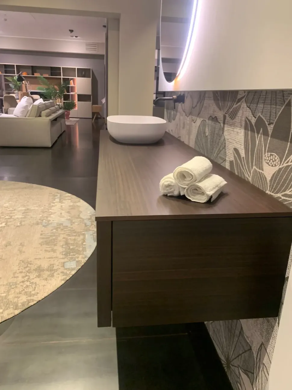 Mobile bagno in altro modello Des eucalipto di Cerasa a prezzo Outlet