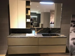 Mobile bagno in laccato opaco modello M2 system di Baxar in Offerta Outlet