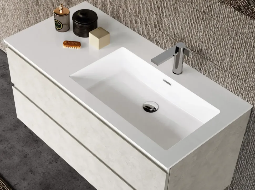 Mobile bagno in laminato modello M1 system di Baxar in Offerta Outlet