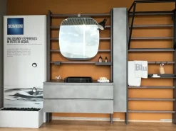 Mobile bagno in laminato modello Rivo gym di Scavolini bathrooms a prezzo Outlet