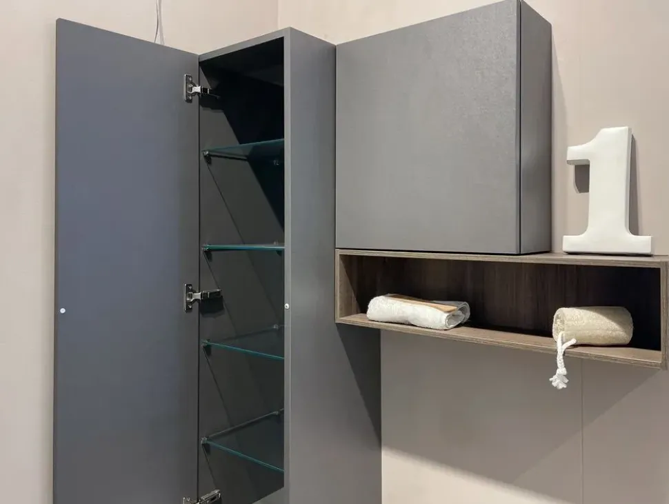 Mobile bagno in laminato modello Rivo di Scavolini bathrooms a prezzo scontato