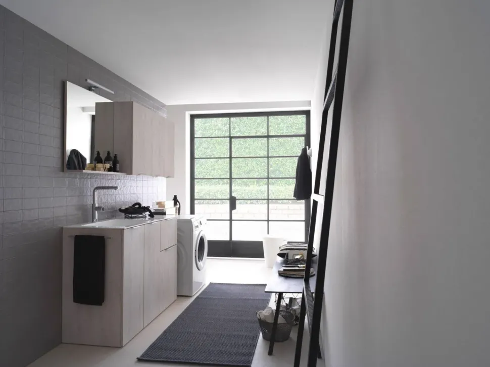 Mobile bagno in laminato modello Kandy 10 di Ideagroup a prezzo scontato