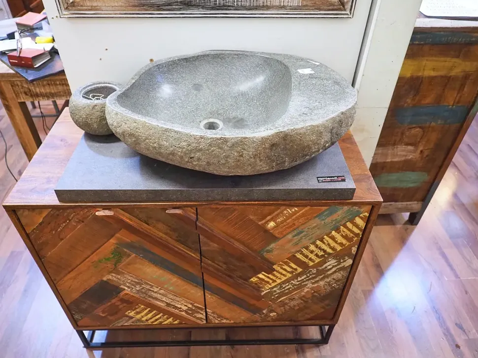 Mobile bagno Mobile bagno industrial colorato in offerta Nuovi mondi cucine SCONTATO a PREZZI OUTLET