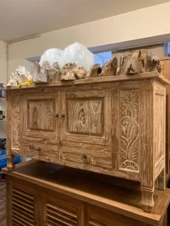 Mobile bagno Mobile credenza bagno teak Outlet etnico SCONTATO a PREZZI OUTLET