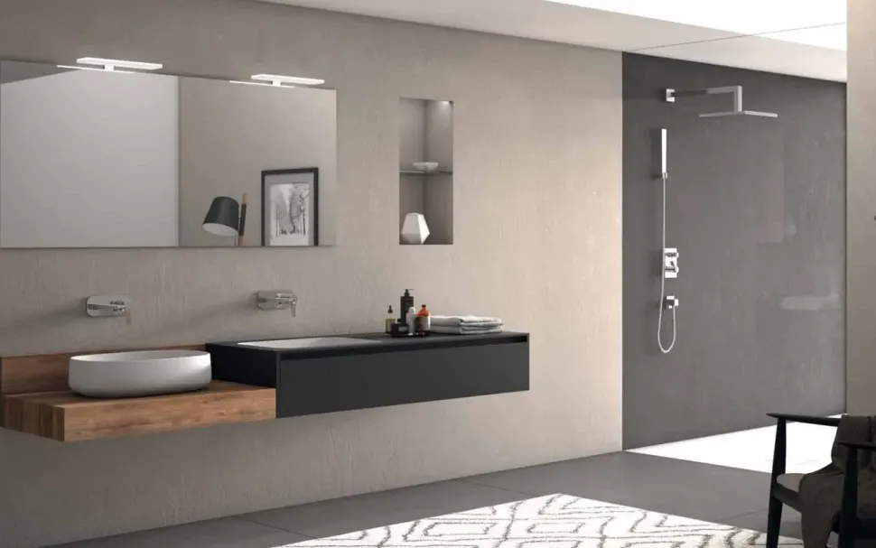 Mobile bagno moderno Composizione 2 di Artigianale in OFFERTA OUTLET - 30%