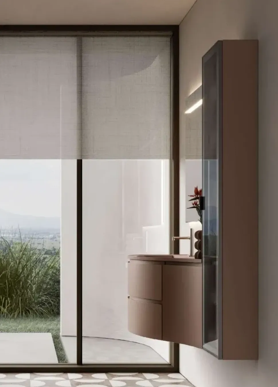 Mobile Bagno Moderno di Ideagroup modello Seventy form 24