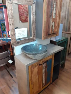 Mobile bagno Outlet etnico Mobile bagno vintage recicle industrial con un ribasso imperdibile