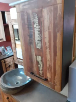 Mobile bagno Outlet etnico Mobile bagno vintage recicle industrial con un ribasso imperdibile