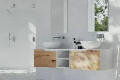 Mobile bagno Rustech naturale-bianco Arteba SCONTATO a PREZZI OUTLET