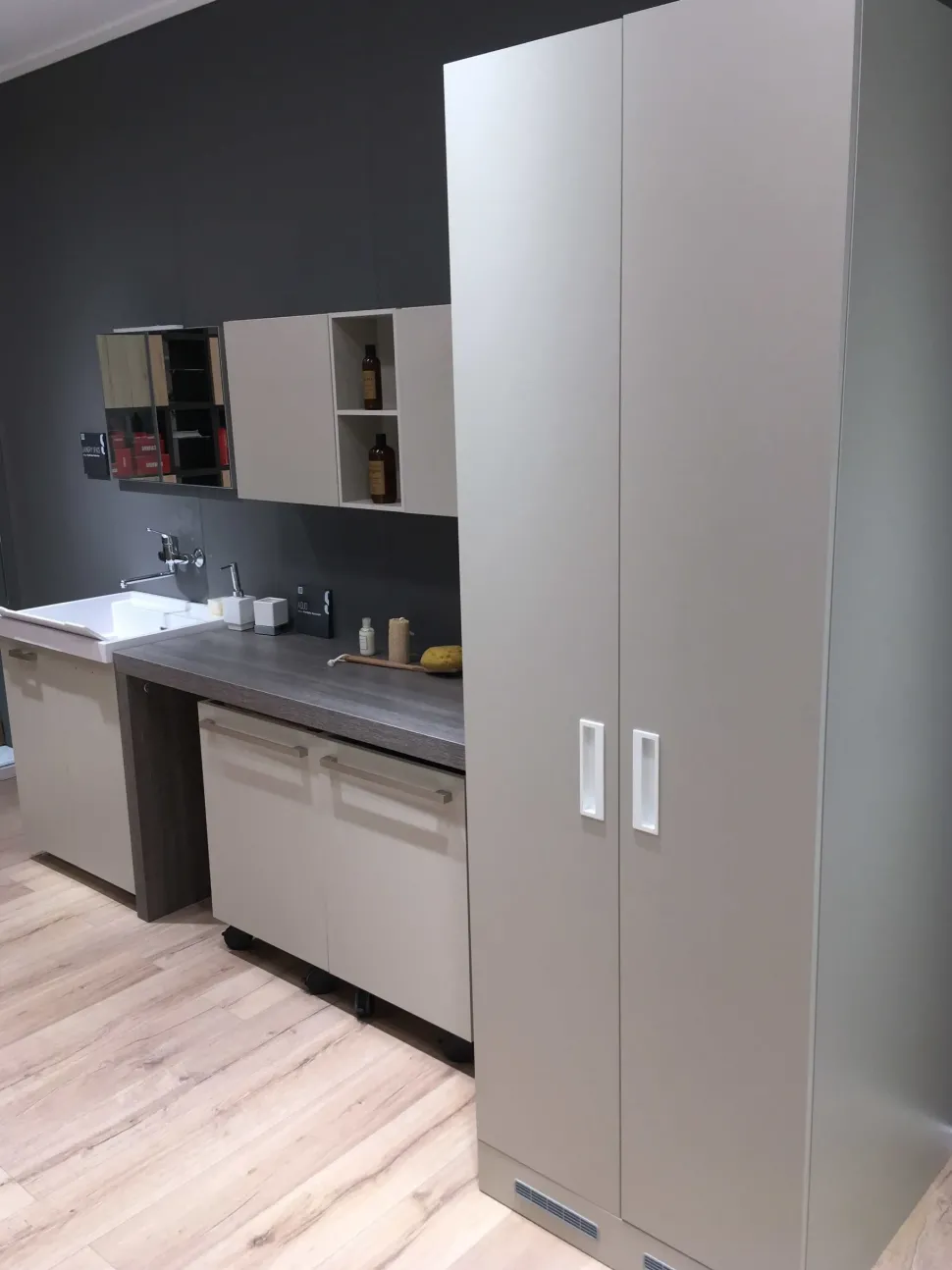 Mobile bagno Scavolini Arredo bagno lavanderia aquo laminato opaco IN OFFERTA OUTLET