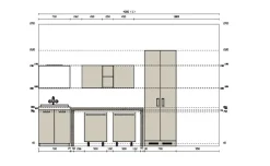 Mobile bagno Scavolini Arredo bagno lavanderia aquo laminato opaco IN OFFERTA OUTLET