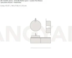 Mobile bagno Sospeso Ardeco yang 7 Ardeco con forte sconto