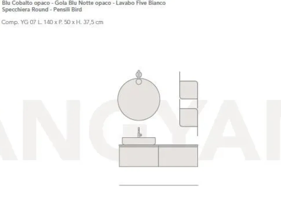 Mobile bagno Sospeso Ardeco yang 7 Ardeco con forte sconto