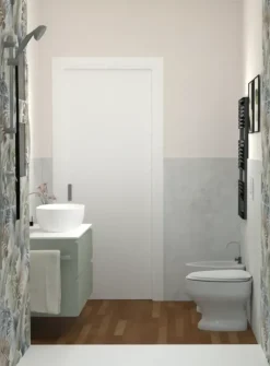 Mobile bagno sospeso Bagno verde di Baxar SCONTATO - 25%