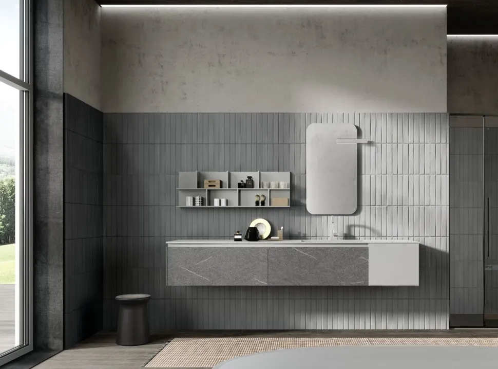 Mobile bagno Sospeso Bagno 13 system m2 Baxar a prezzo ribassato