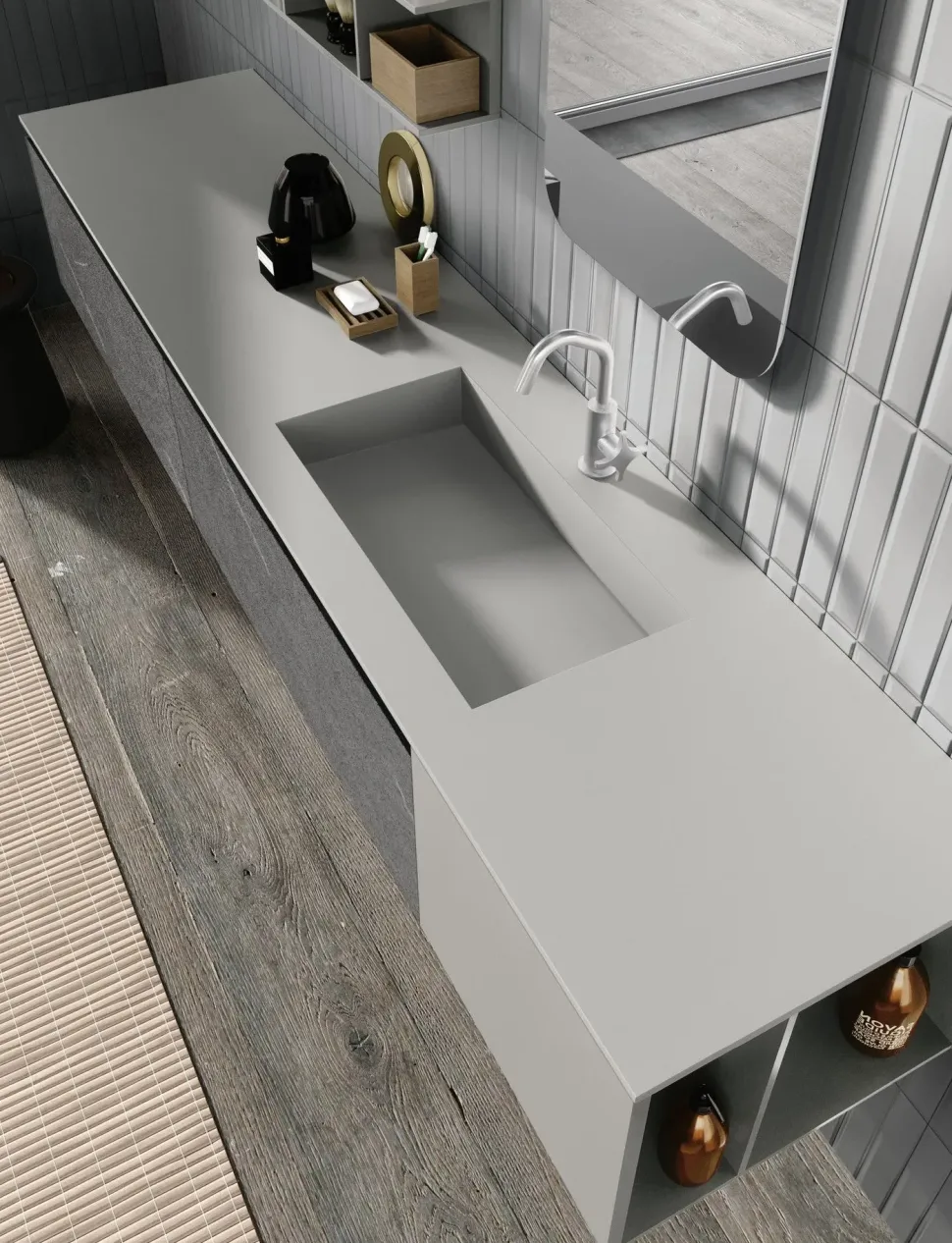 Mobile bagno Sospeso Bagno 13 system m2 Baxar a prezzo ribassato