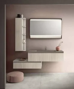 Mobile bagno sospeso Bianca 9 di Cerasa SCONTATO - 30%