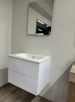 Mobile bagno Sospeso Byte next 01 mobile con specchio Mastella in offerta