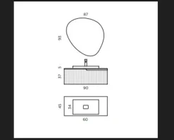Mobile bagno sospeso Canneto di Artigianale SCONTATO - 57%