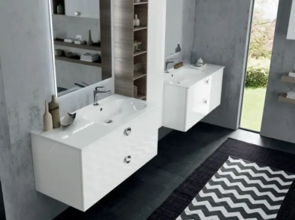 Mobile bagno Sospeso Comp. 009 bagno baxar Baxar con forte sconto