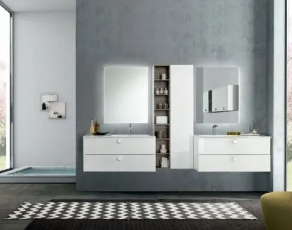 Mobile bagno Sospeso Comp. 009 bagno baxar Baxar con forte sconto