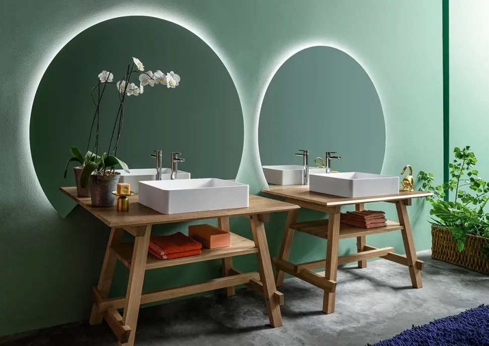 Mobile bagno Sospeso Composizione b01 Devina nais con forte sconto