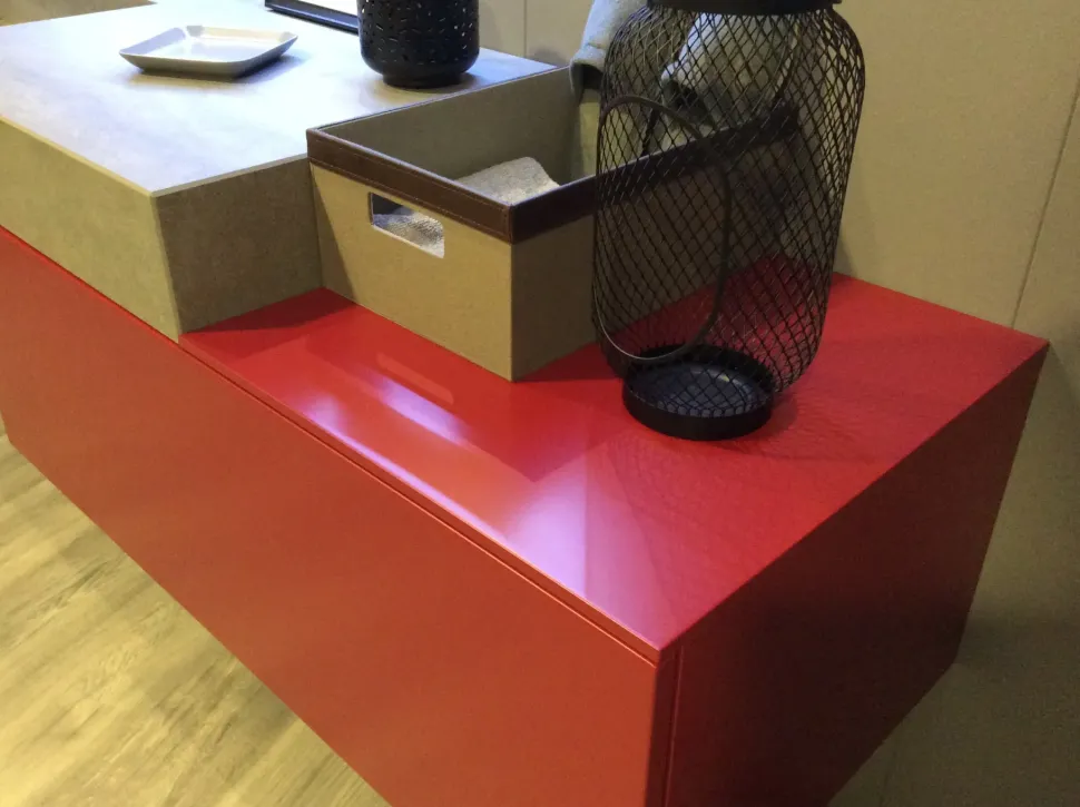 Mobile bagno Sospeso Comp4 Artigianale con forte sconto