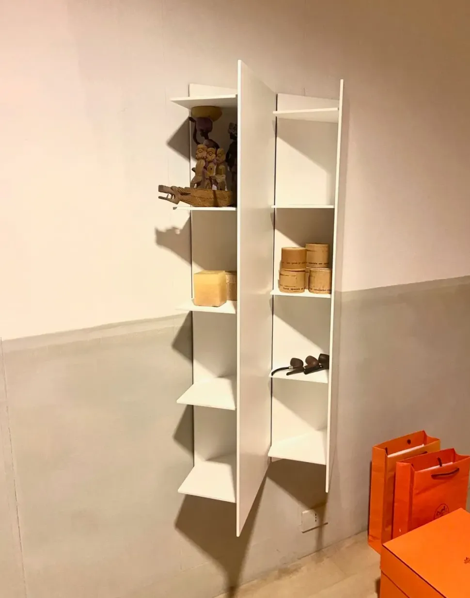 Mobile bagno Sospeso Ct line contenitori a parete Boffi in offerta