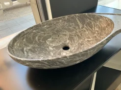 Mobile bagno Sospeso Kreoo decor marmi lavabo da appoggio cashmere marmo gris saint marie Artigianale a prezzi convenienti