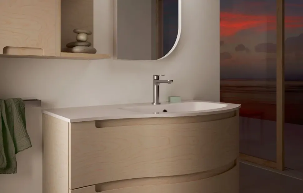 Mobile bagno Sospeso Stratos multistrato os13 Compab a prezzo scontato