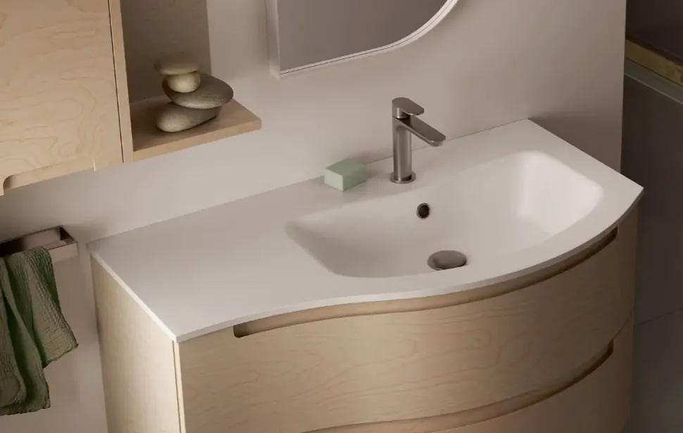 Mobile bagno Sospeso Stratos multistrato os13 Compab a prezzo scontato