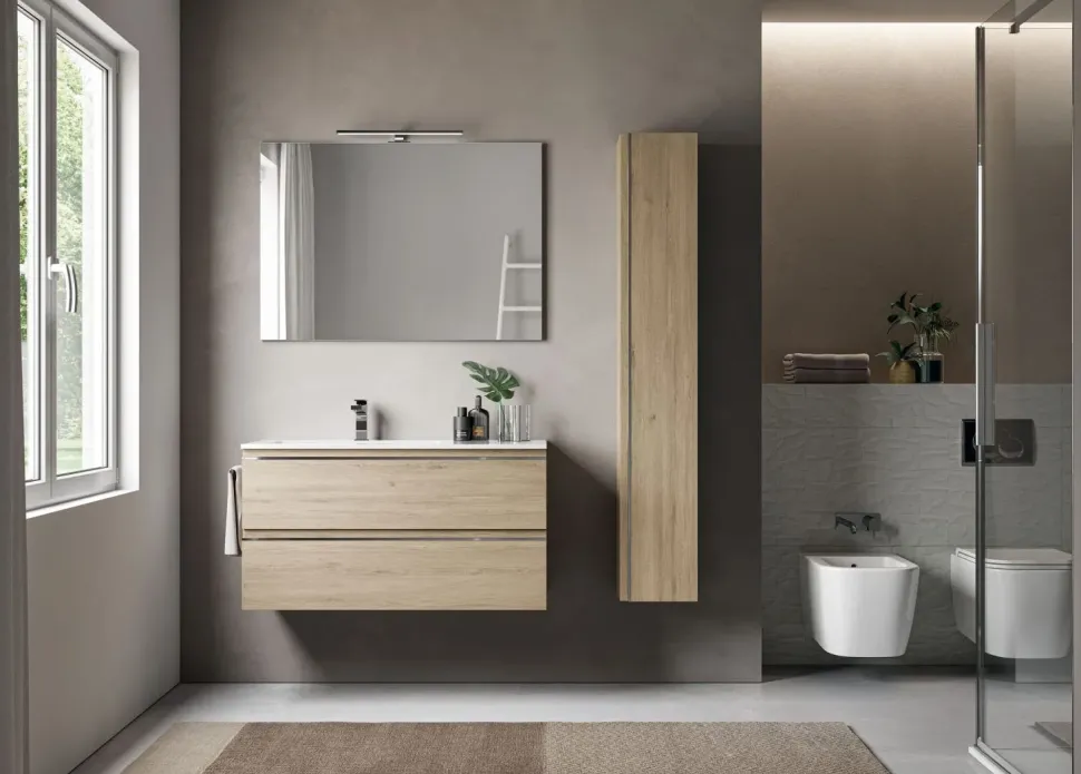 Mobile bagno sospeso System 01 di Ideagroup SCONTATO - 37%