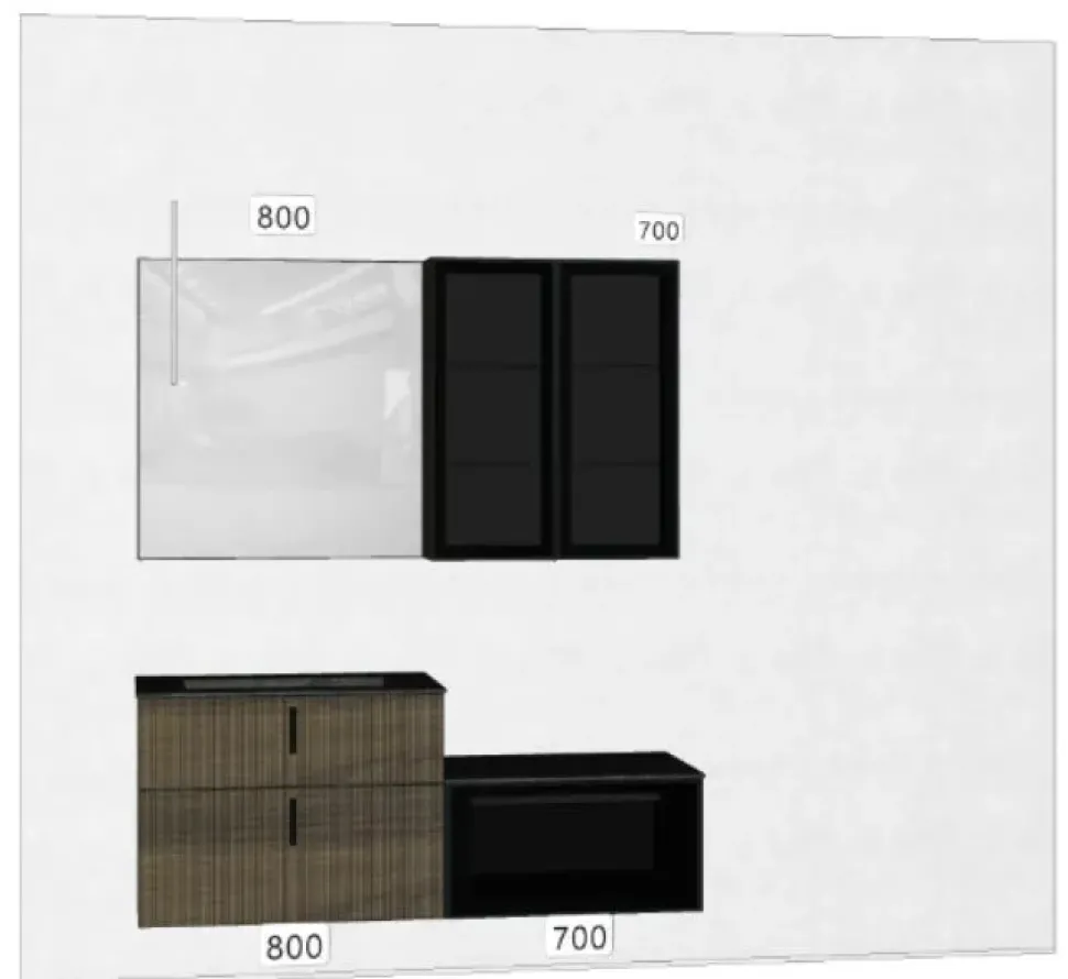 Mobile bagno Sospeso Vertigo Punto tre a prezzi outlet