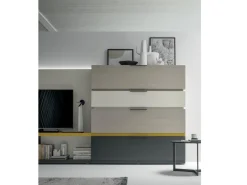 Mobile componibile Collection Tomasella in laminato materico in Offerta Outlet