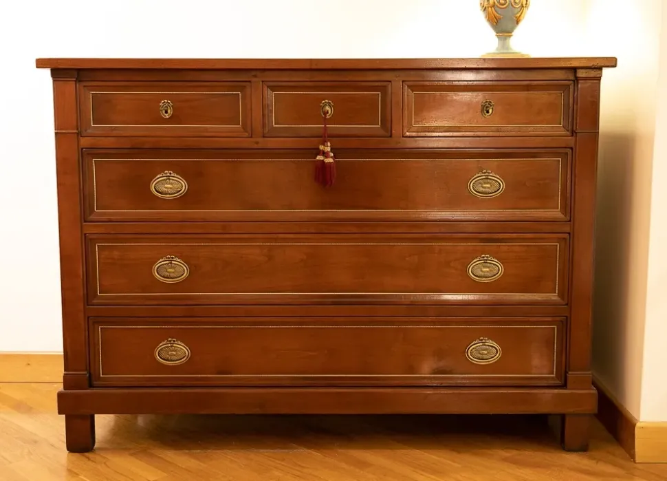 Mobile d'antiquariato modello Como'piu' 2 comodini ciliegio massello a PREZZO SCONTATO