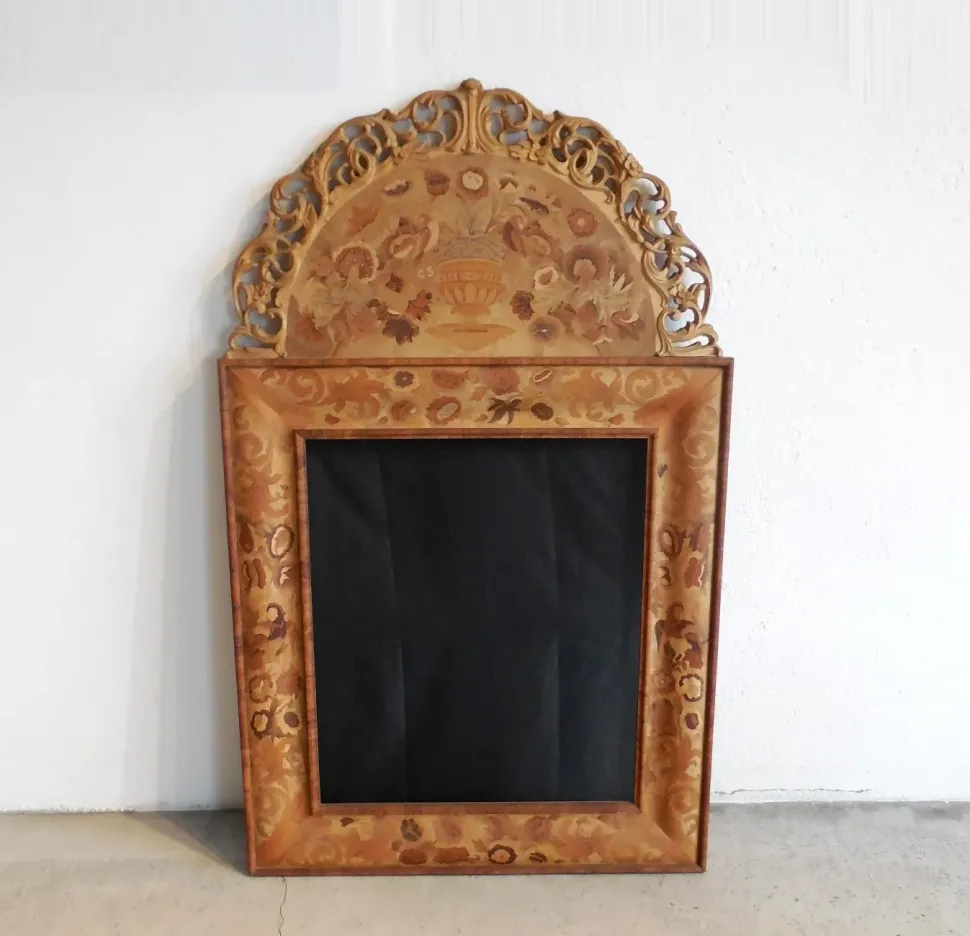 Mobile di Antiquariato in stile neoclassico Specchiera intarsiata bois de rose in Offerta Outlet