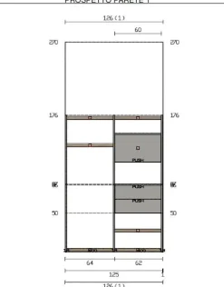 Mobile ingresso A terra modello Ingresso con parete attrezzata di Imab