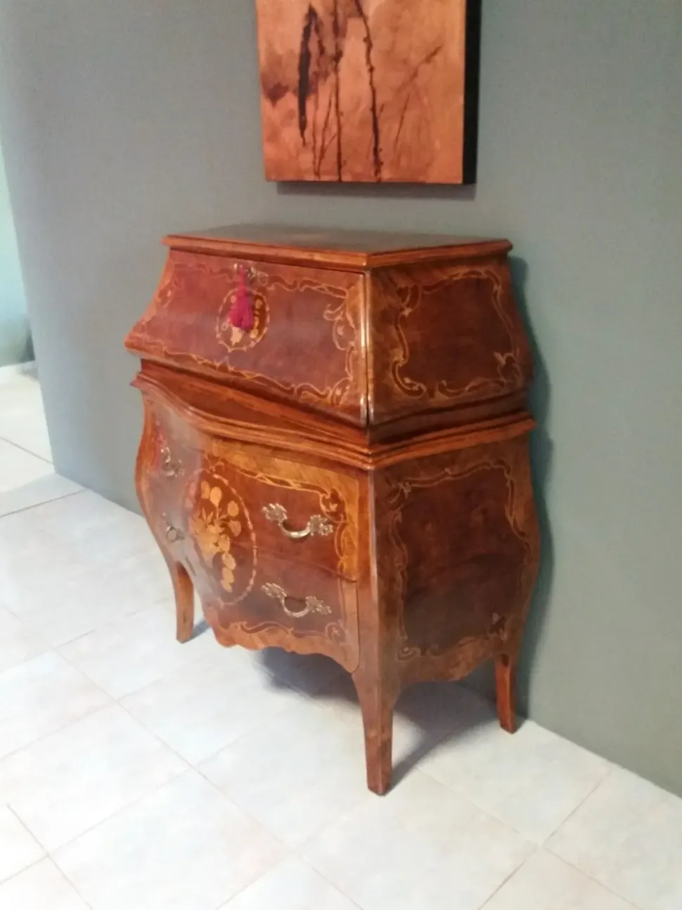 Mobile ingresso Con maniglia modello classico M40 di Maestri artigiani in offerta