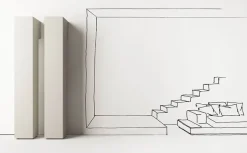 Mobile ingresso design A terra Formosa  di Minotti italia scontato