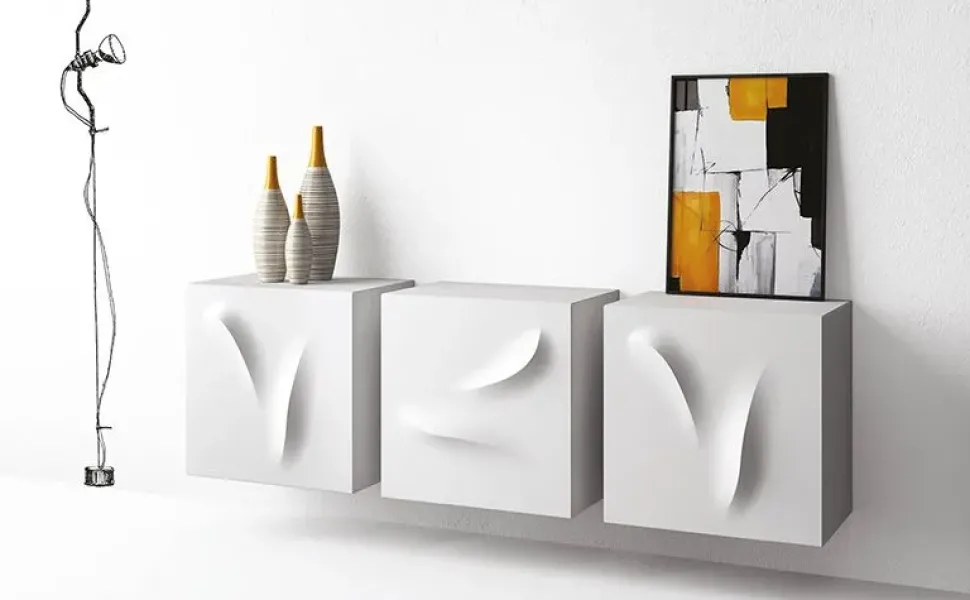 Mobile ingresso design Sospeso Riflesso d'onda di Minotti italia scontato