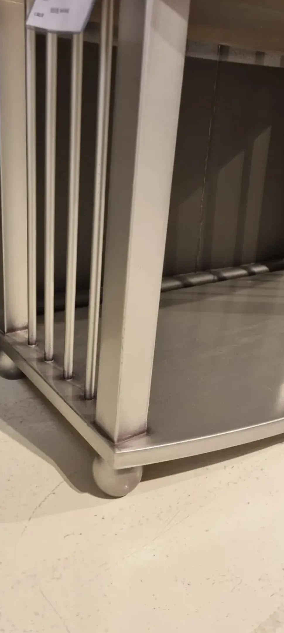 Mobile ingresso Etagere grigio Artigianale in stile classico a prezzo ribassato