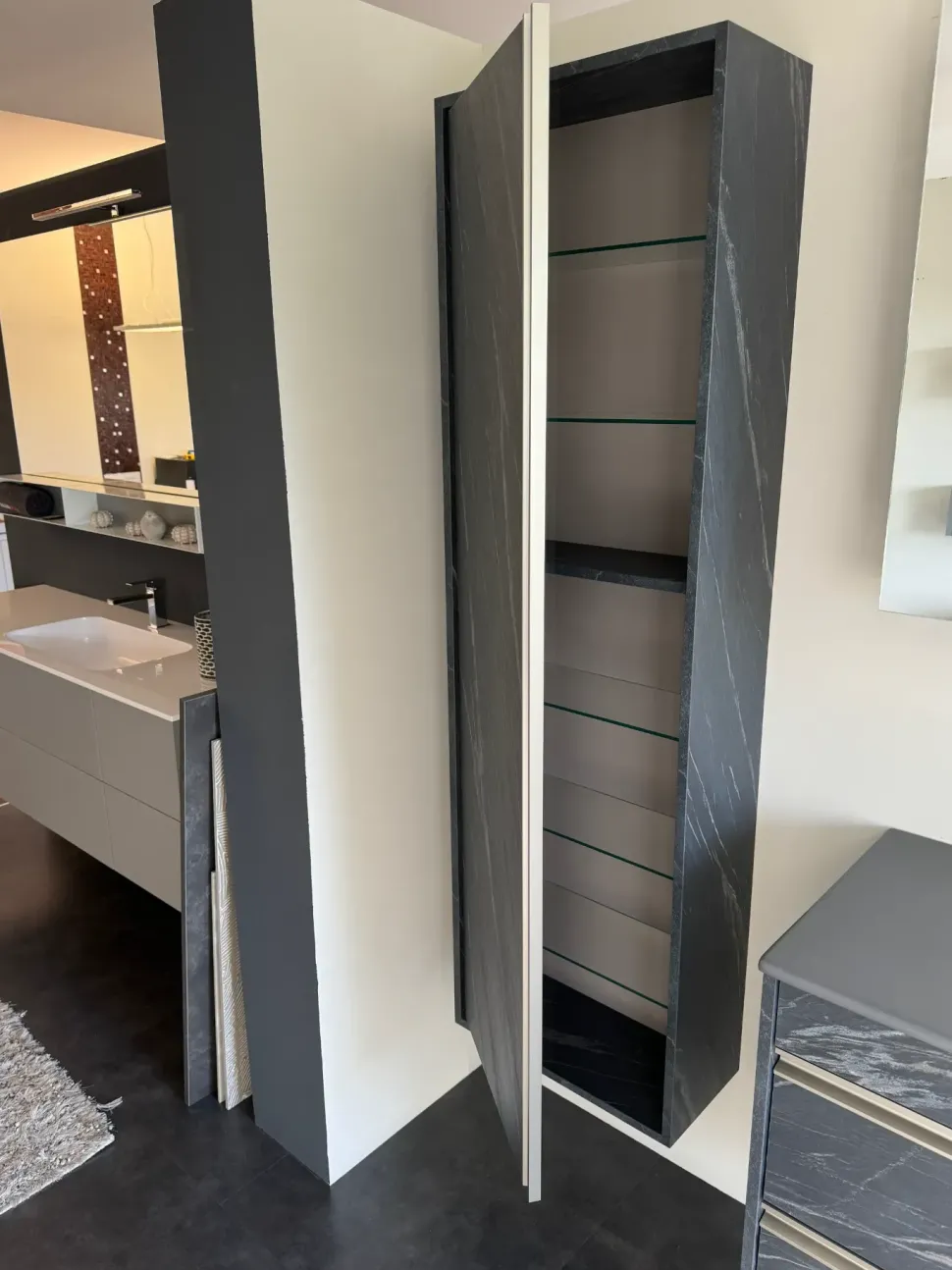 Mobile ingresso Mobile colonna pensile smart.46-03 Mastella in stile design a prezzo scontato