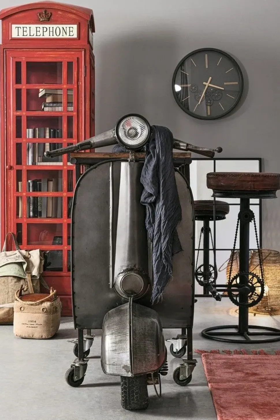 Mobile ingresso modello Consolle bar vespa design di Bizzotto a prezzo ribassato