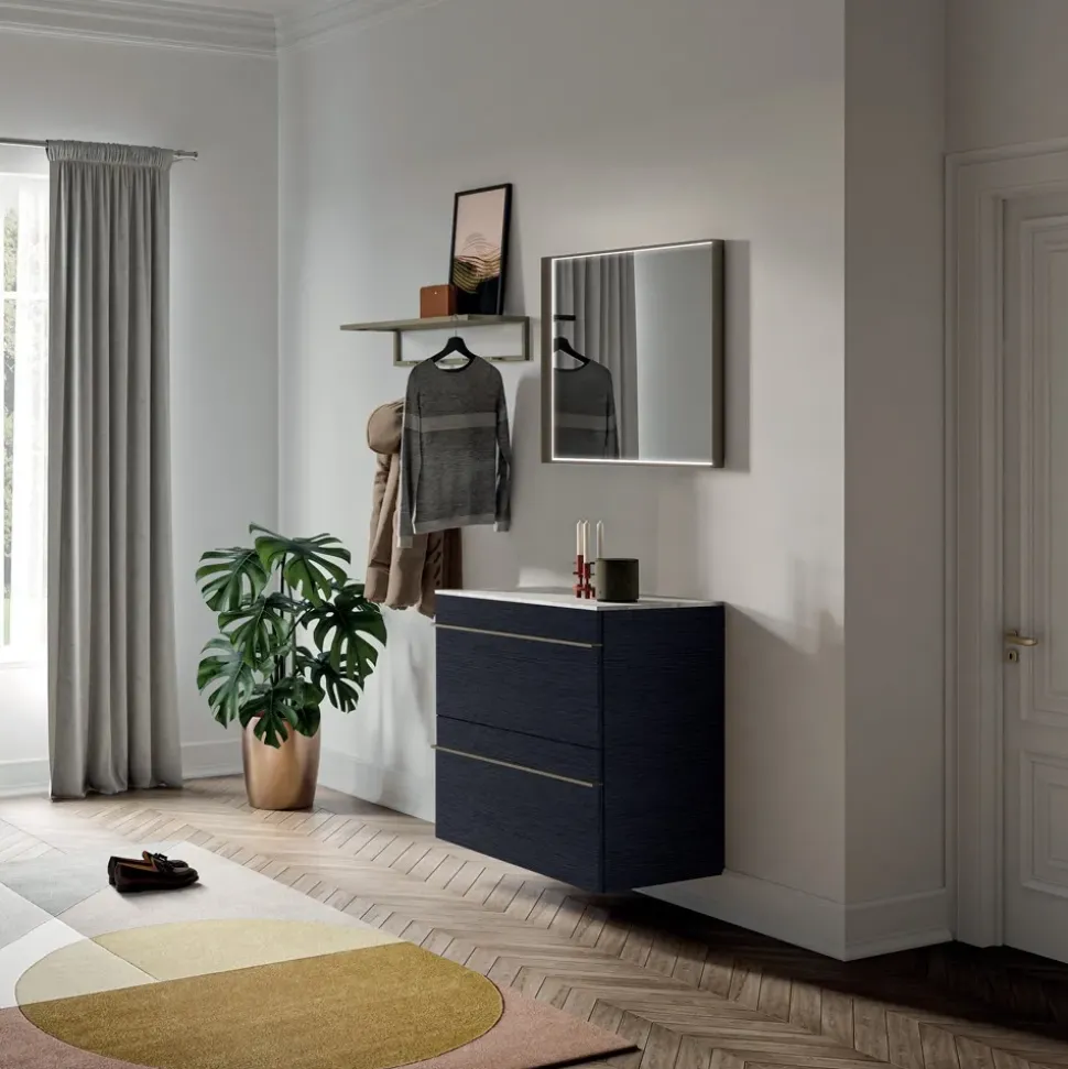 Mobile ingresso Serie domì composizione 3 Birex in stile moderno a prezzo ribassato