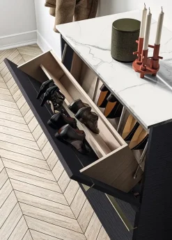 Mobile ingresso Serie domì composizione 3 Birex in stile moderno a prezzo ribassato