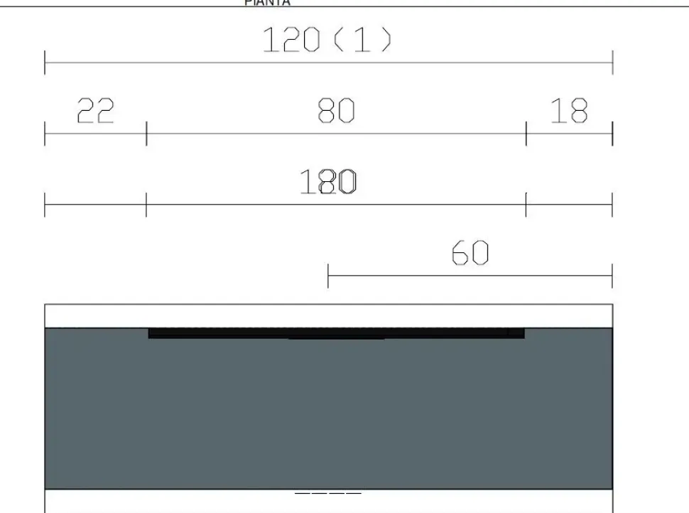 Mobile ingresso Sospeso modello Ingresso moderno di Imab