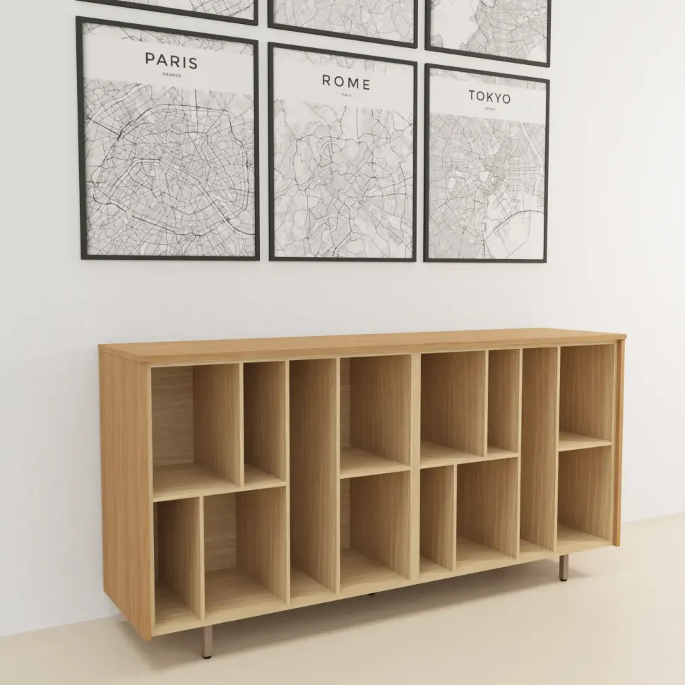 Mobile modello Sigma h93 a giorno in legno ad un prezzo davvero conveniente